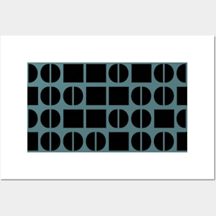 Binary coding in black and blue Posters and Art